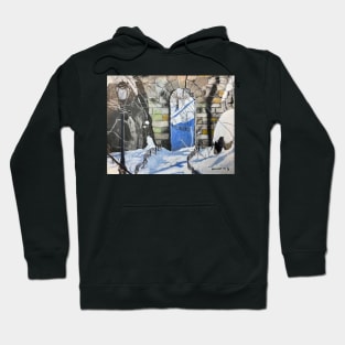 Snowy Arch in Central Park Hoodie